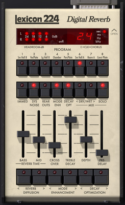 Universal Audio Lexicon 224 Dig. Reverb Native