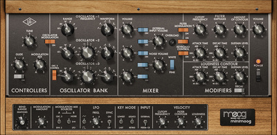 Universal Audio Moog Minimoog Native