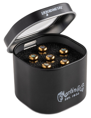 Martin Guitar Bridge Pin Liquid Metal Gold