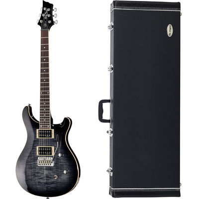 Harley Benton CST-24T Black Flame w/Case