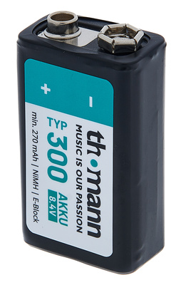 Thomann 9V NIMH Accu 300mAh