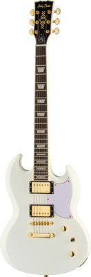 Harley Benton DC-Custom II White