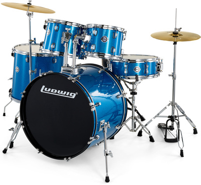 Ludwig Accent Fuse 5pc Blue