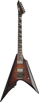 ESP LTD Arrow QM Dark Brown Burst