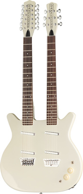 Danelectro Doubleneck 612 White