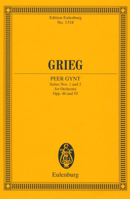 Edition Eulenburg Grieg Peer Gynt Suites 1 + 2