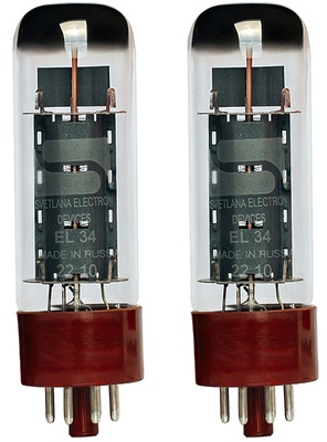 Svetlana EL34 Tube Matched Quartett