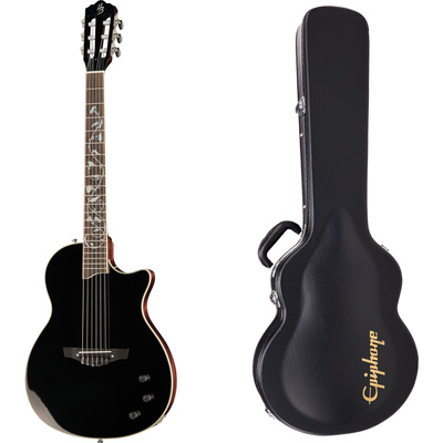 Harley Benton Nashville Nylon Plus BK w/Case