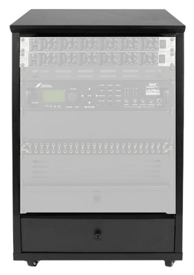 Gator Frameworks Elite 12U Angled Rack BLK
