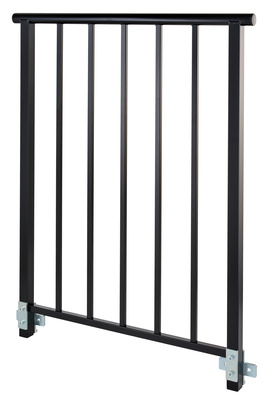 Stageworx Safety Railings 1m Black