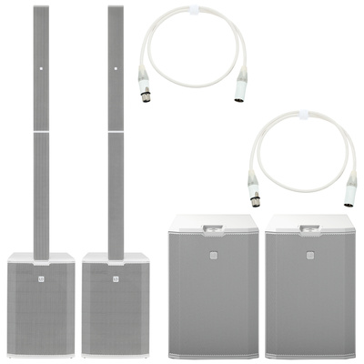 LD Systems Maui 44 G2 WH Power Bundle