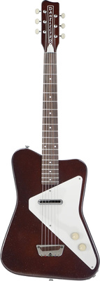Danelectro Pro Maroon Silver Glitter