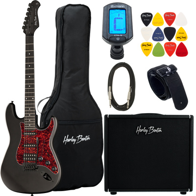 Harley Benton ST-20HSS SBK DNAFX AmP20 Set