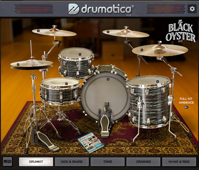 Drumatica Black Oyster Drum Kit Software