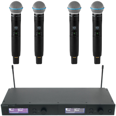 Shure SLXD4Q+E Beta58 S50 Bundle