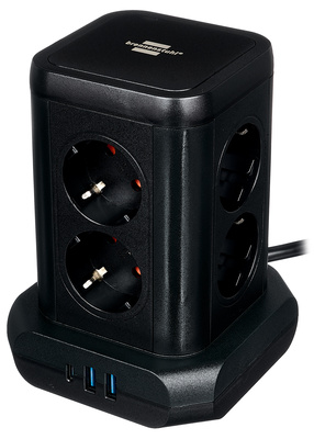 Brennenstuhl Socket Tower 8-Way USB