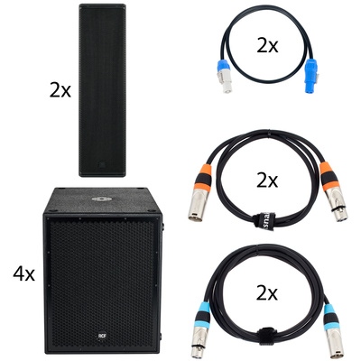 RCF NXL 44 / 8004 Power Bundle