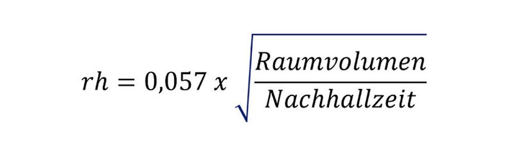 Formel für den Hallradius