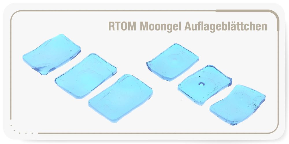 RTOM Moongel Auflageblättchen