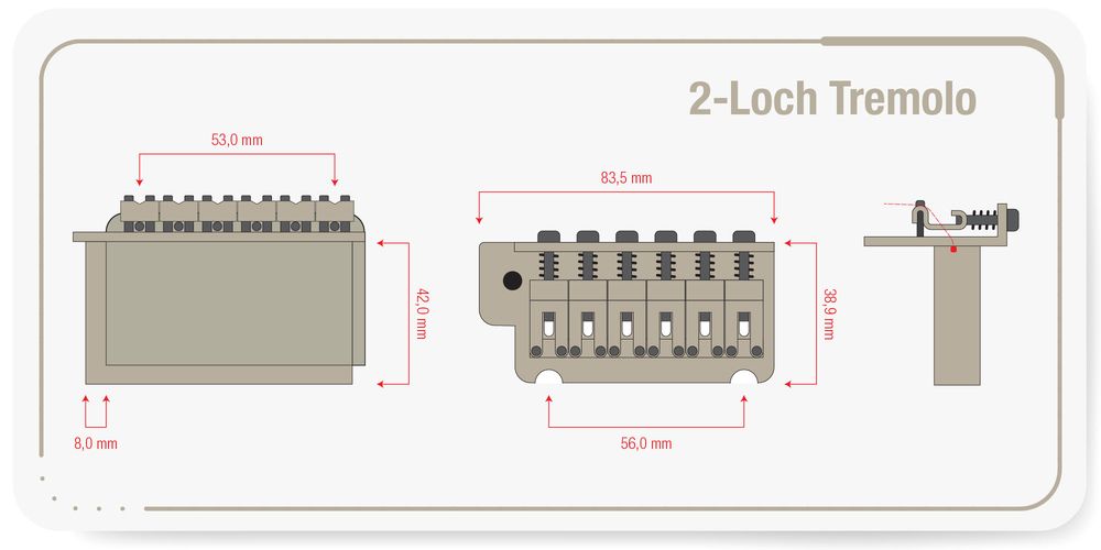 2-Loch Tremolo: