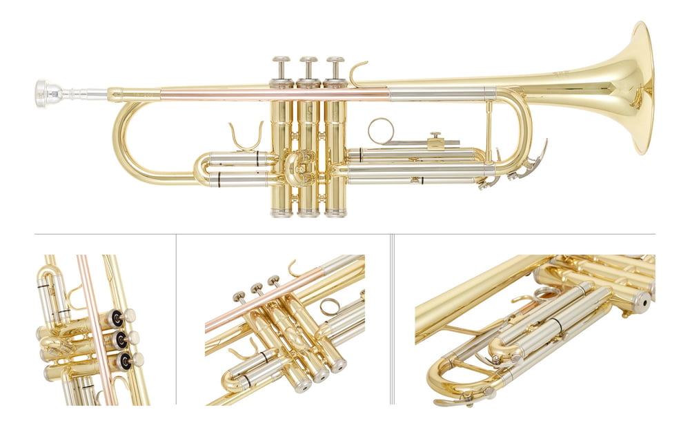 Jazztrompete mit Pumpventilen