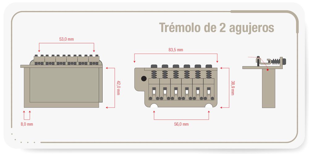 2-Loch Tremolo: