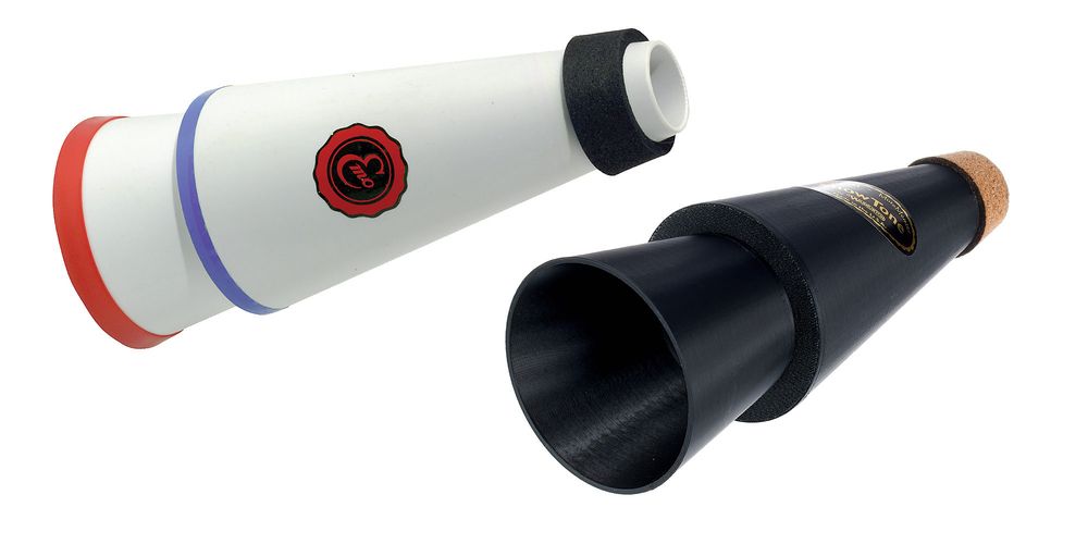 Art.-Nr. 201034 - Emo Trumpet Solotune und Art.-Nr. 454649 - Warburton Ingram MuteMeister ShowTone