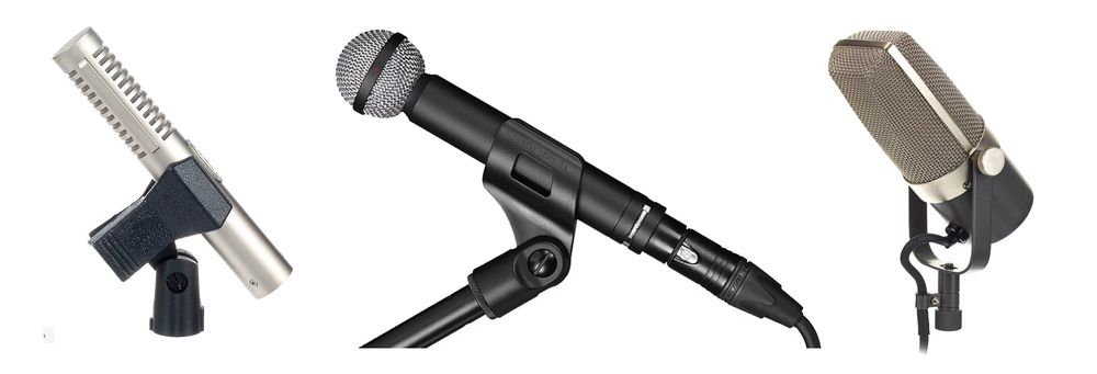 Art.-Nr. 136816 - Royer Labs R-121, Art.-Nr. 184042 - beyerdynamic M160, Art.-Nr. 172090 - the t.bone RB 500