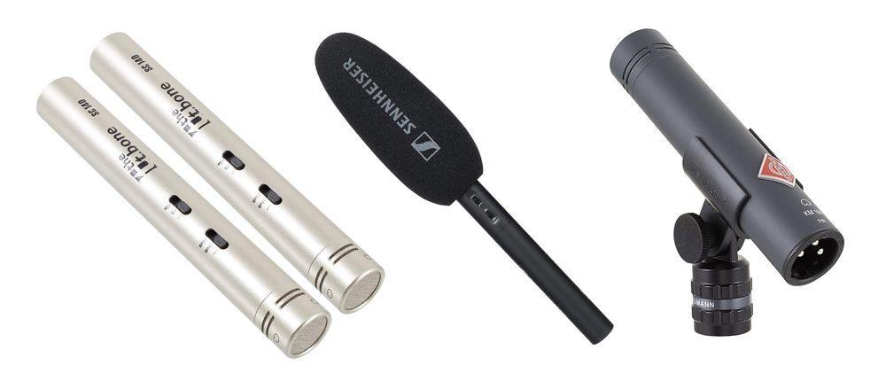 Art.-Nr. 195307 - the t.bone SC 140 / Art.-Nr. 296554 - Sennheiser MKE 600 / Art.-Nr. 158648 - Neumann KM184 mt