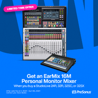 For a short time only including an Earmix Monitor Mixer