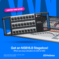 For a short time only including a NSB16.8 Stagebox