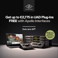 Universal Audio Apollo Rack Instant Savings Promo