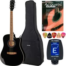 Harley Benton HBD120CEBK Bundle