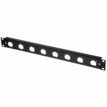 Thon Rack Panel 1U 8XLR 90°