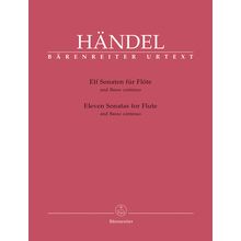 Bärenreiter Händel Elf Sonaten für Flöte