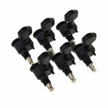 Sperzel Guitar Tuners 6L Trim Lok BK