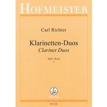 Friedrich Hofmeister Verlag Richter Clarinet Duos 1
