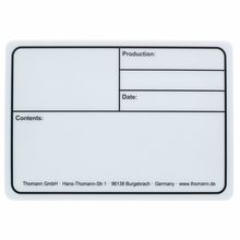 Stairville Tourlabel 177x127mm White