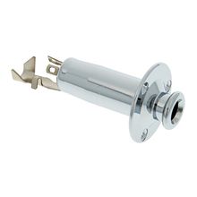 Allparts End Pin Jack Chrome Acoustic