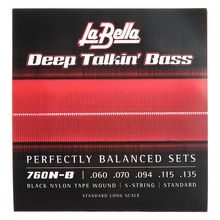 La Bella 760N-B DT Bass Black Nylon