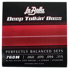 La Bella 760N Black Nylon Tape