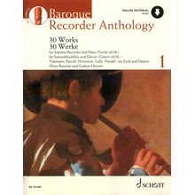 Schott Baroque Recorder Anthology 1