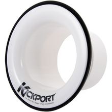 Kick Port Bass Drum Insert Booster White