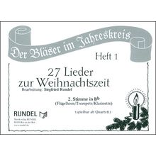 Musikverlag Rundel 27 Lieder Weihnacht 2 Bb