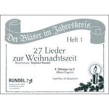 Musikverlag Rundel 27 Lieder Weihnacht 4 C T