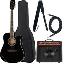 Harley Benton HBD120 CE BK Bundle