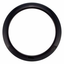 Bass Drum O's 4" Black round HBL4