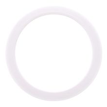 Bass Drum O's 4" White round HW4