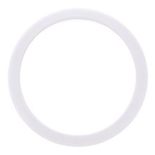 Bass Drum O's 5" White round HW5