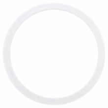 Bass Drum O's 6" White round HW6
